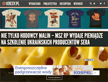 Tablet Screenshot of kresy.pl